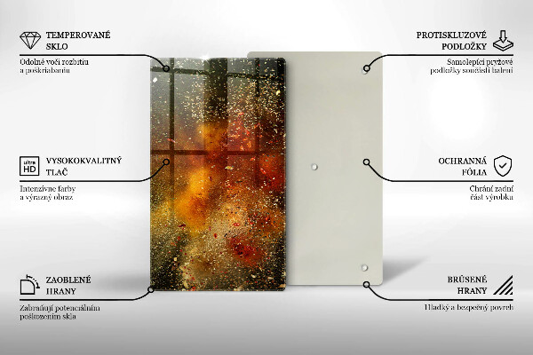 Kryt na indukčnú dosku Farebné korenie