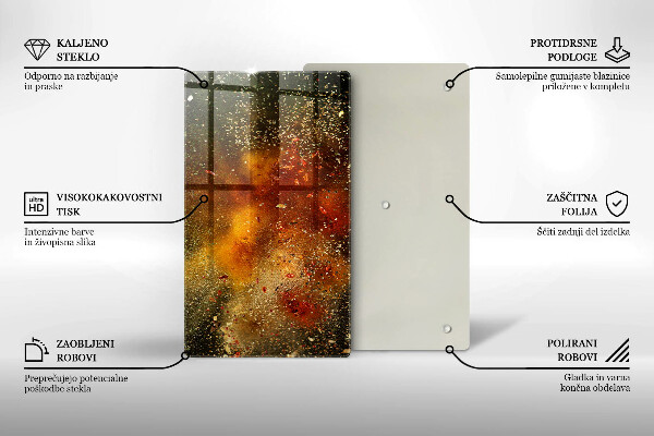 Kryt na indukčnú dosku Farebné korenie