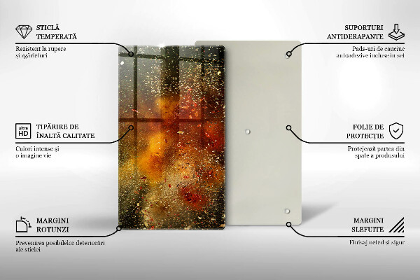 Kryt na indukčnú dosku Farebné korenie