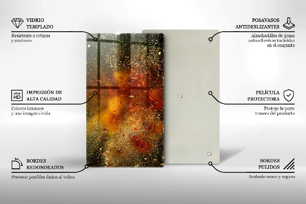 Kryt na indukčnú dosku Farebné korenie