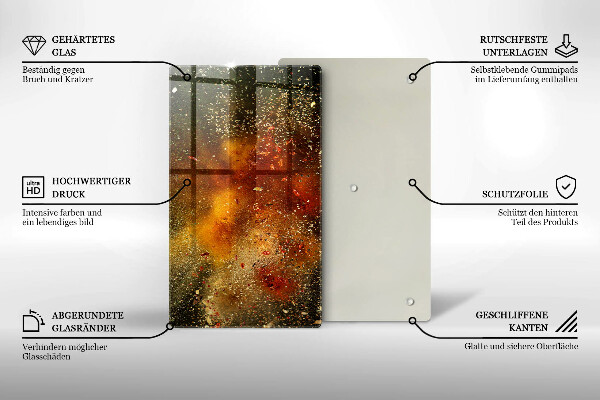 Kryt na indukčnú dosku Farebné korenie