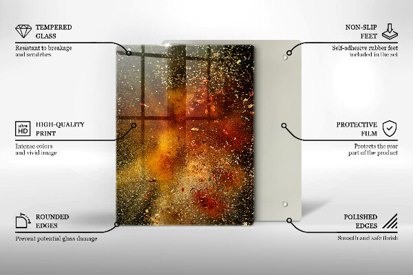 Kryt na indukčnú dosku Farebné korenie