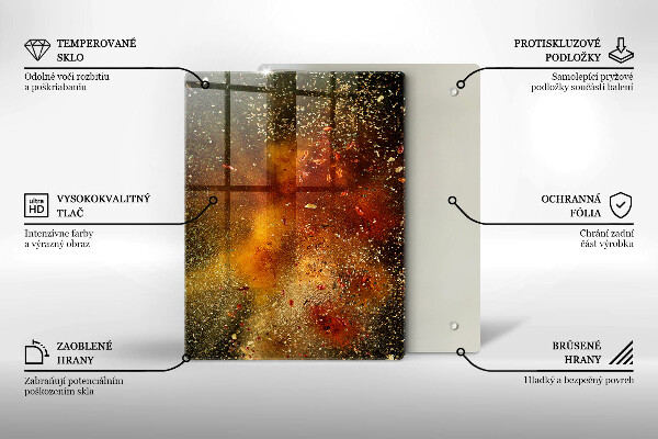 Kryt na indukčnú dosku Farebné korenie