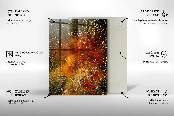 Kryt na indukčnú dosku Farebné korenie