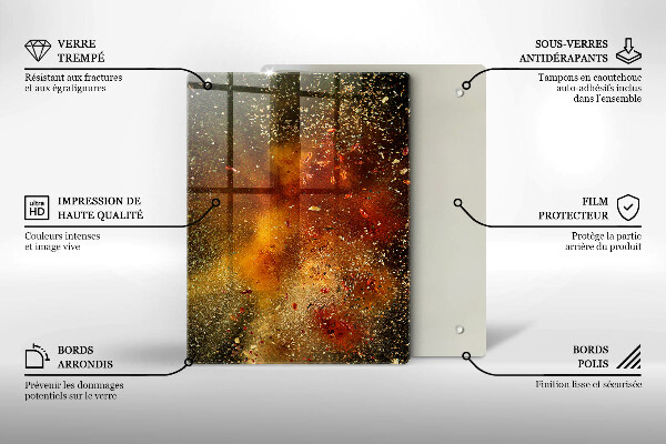 Kryt na indukčnú dosku Farebné korenie