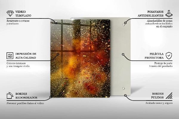 Kryt na indukčnú dosku Farebné korenie