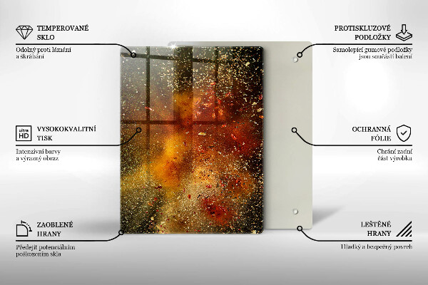 Kryt na indukčnú dosku Farebné korenie