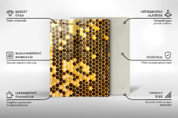 Kryt na indukčnú dosku Voštinový