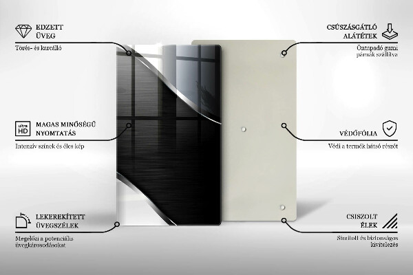 Kryt na sporák Kovová abstrakcia