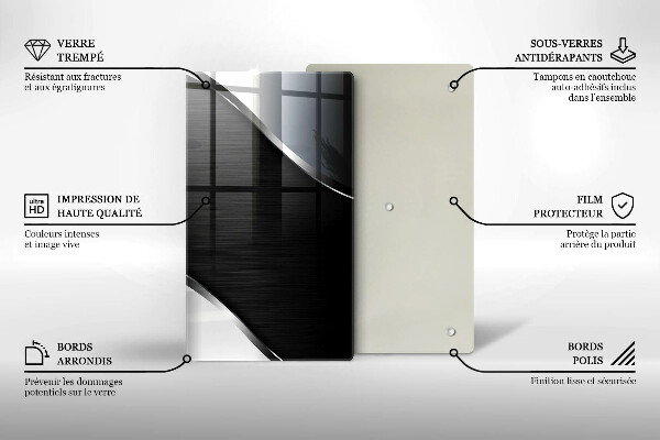 Kryt na sporák Kovová abstrakcia