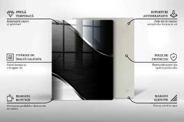 Kryt na sporák Kovová abstrakcia