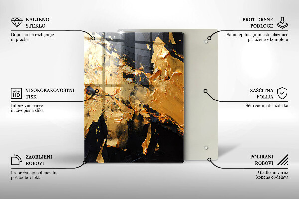 Kryt na indukčnú dosku Elegantná textúra laku