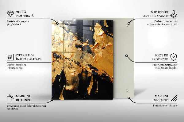 Kryt na indukčnú dosku Elegantná textúra laku