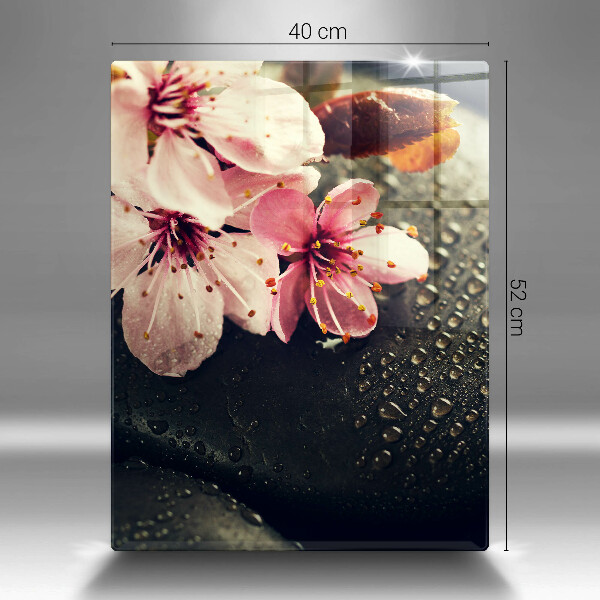 Kryt na indukčnú dosku Kvety zenové kamene