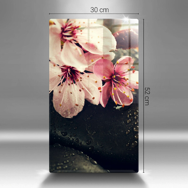 Kryt na indukčnú dosku Kvety zenové kamene