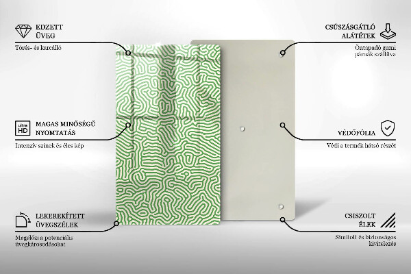 Kryt na sporák Abstraktné línie