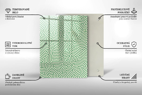 Kryt na sporák Abstraktné línie