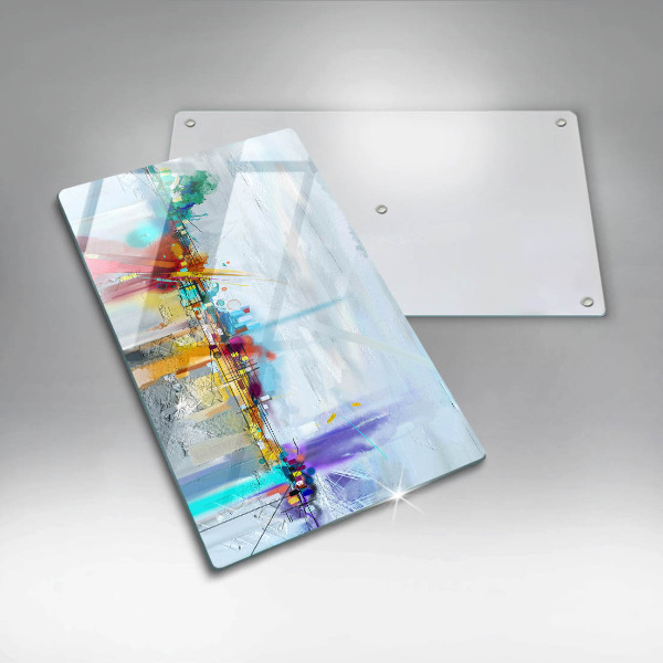 Kryt na indukčnú dosku Maľovaná abstrakcia