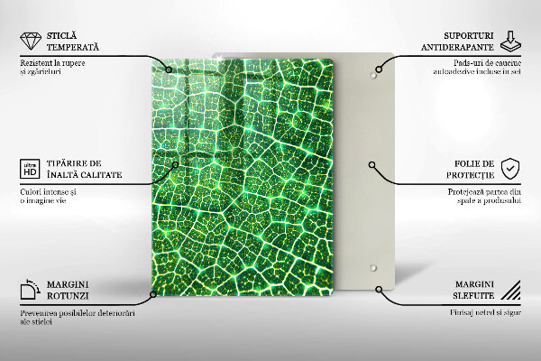 Kryt na indukčnú dosku Štruktúra listu