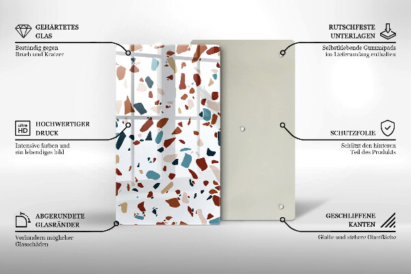 Kryt na indukčnú dosku Dekoratívny kameň