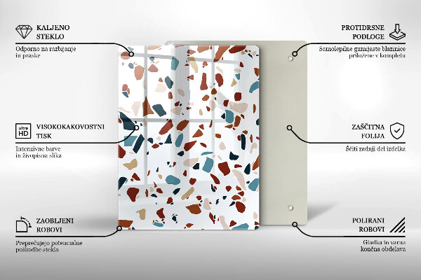 Kryt na indukčnú dosku Dekoratívny kameň