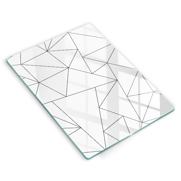 Kryt na sporák Biele trojuholníky