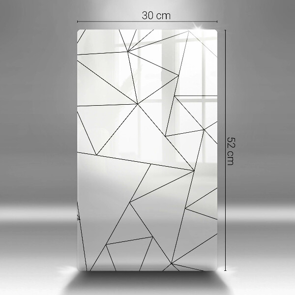 Kryt na sporák Biele trojuholníky