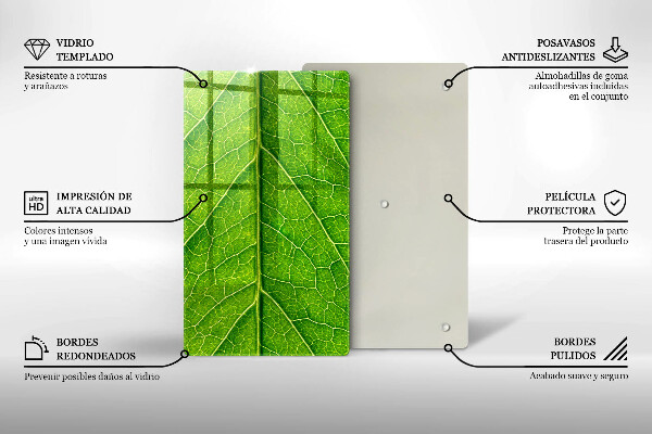 Kryt na sporák Prírodné žilky listov