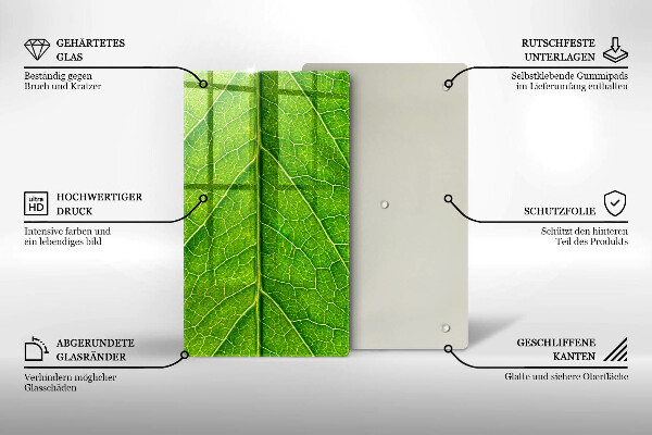 Kryt na sporák Prírodné žilky listov