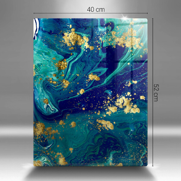 Kryt na sporák Abstrakcia so zlatom