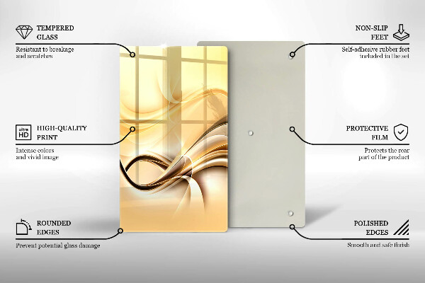 Kryt na sporák Abstrakcia dymu