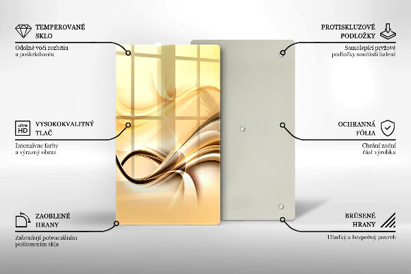 Kryt na sporák Abstrakcia dymu