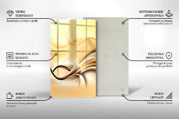 Kryt na sporák Abstrakcia dymu