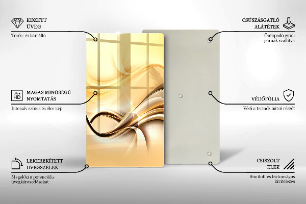 Kryt na sporák Abstrakcia dymu