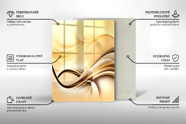 Kryt na sporák Abstrakcia dymu