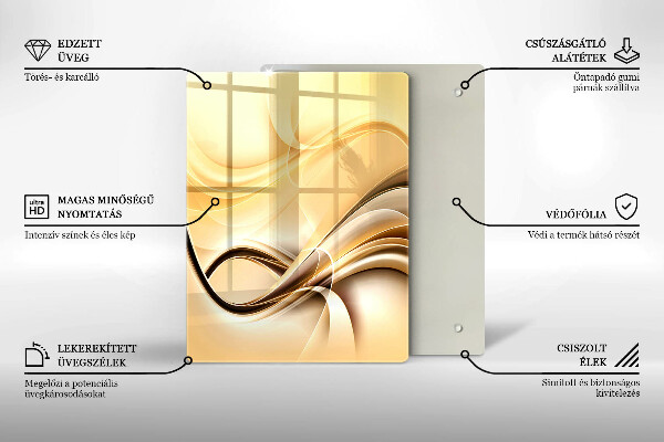 Kryt na sporák Abstrakcia dymu