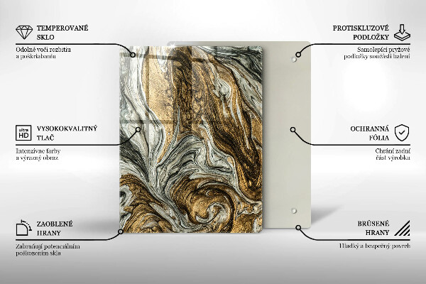 Kryt na indukčnú dosku Bohatá abstrakcia
