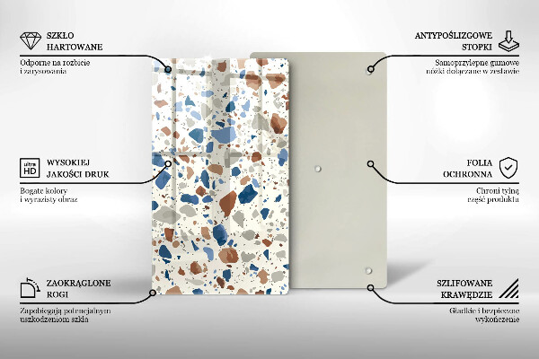 Kryt na indukčnú dosku Dekoratívna kamenina