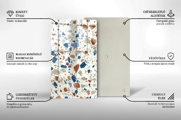 Kryt na indukčnú dosku Dekoratívna kamenina