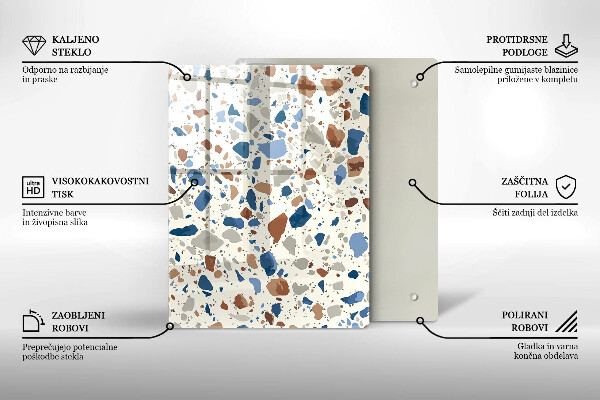 Kryt na indukčnú dosku Dekoratívna kamenina