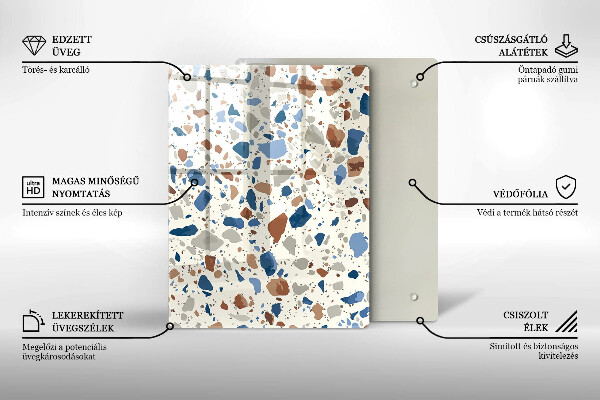 Kryt na indukčnú dosku Dekoratívna kamenina