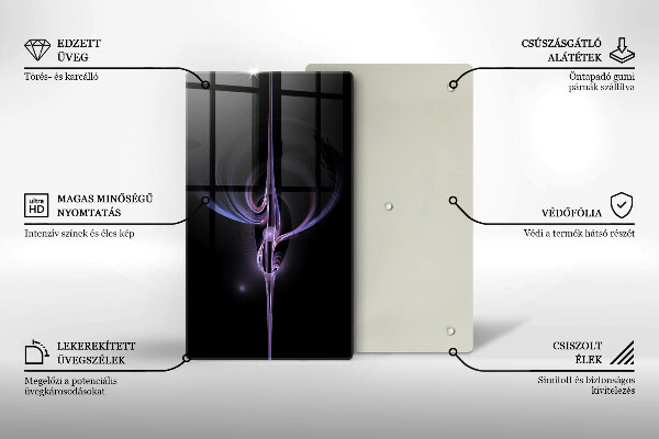 Kryt na sporák Moderná abstrakcia