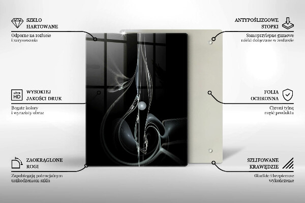 Kryt na sporák Moderná abstrakcia