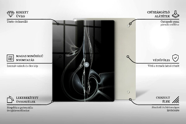 Kryt na sporák Moderná abstrakcia