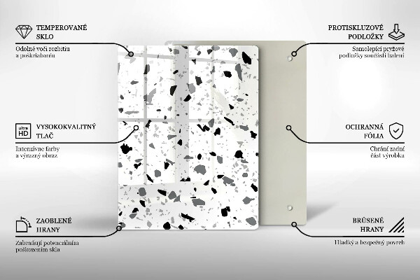 Kryt na indukčnú dosku Dekoratívna kamenina