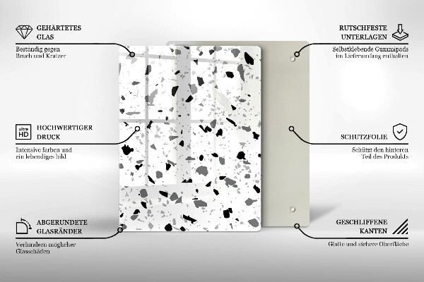 Kryt na indukčnú dosku Dekoratívna kamenina