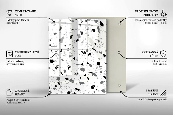Kryt na indukčnú dosku Dekoratívna kamenina
