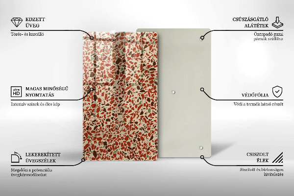 Kryt na indukčnú dosku Jemná kamenina