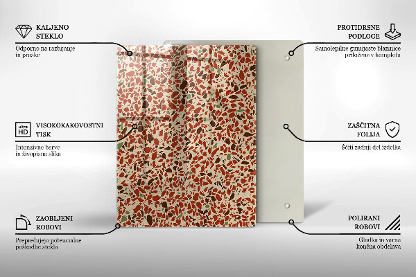 Kryt na indukčnú dosku Jemná kamenina