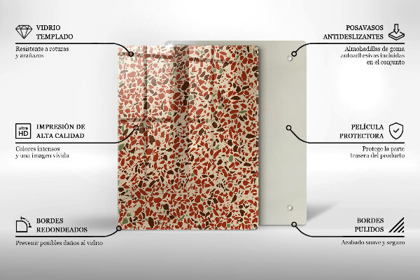 Kryt na indukčnú dosku Jemná kamenina